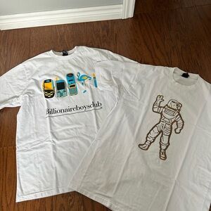 Billionaire Boys Club White Graphic Tees Bundle